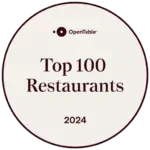 Opentable Top 100